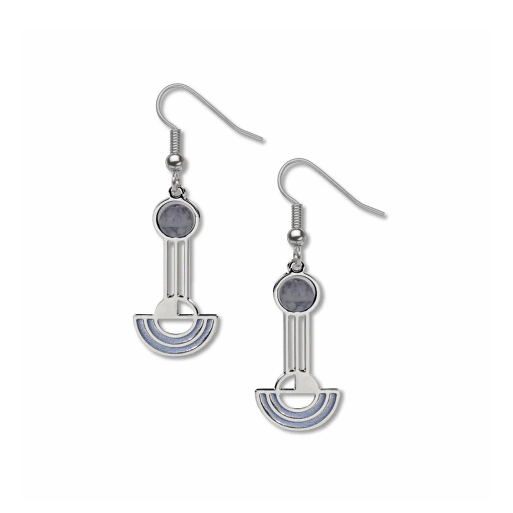 Frank Lloyd Wright Dangle Earrings